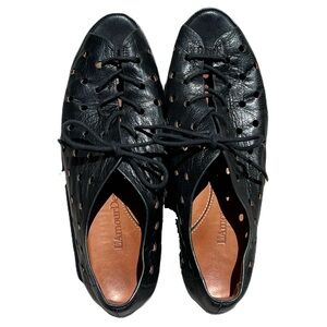 L’AmourDesPieds Comfortable lace-up wedge oxfords